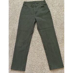 Vtg‎ Green Tag Lauren Jeans Co. Ralph Lauren Womens Jeans Sz 6 Petite Dark Green